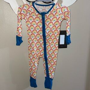 Little Sleepies Rainbow Onsie